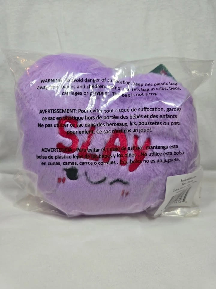 Brand New Squishable Candy Heart "Slay" STILL IN PLASTIC