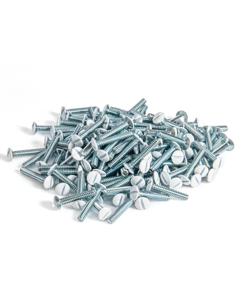 Bulldog 3/4" 6-32 Oval Head Wall Plate Screws, 8-Pack - photo 3