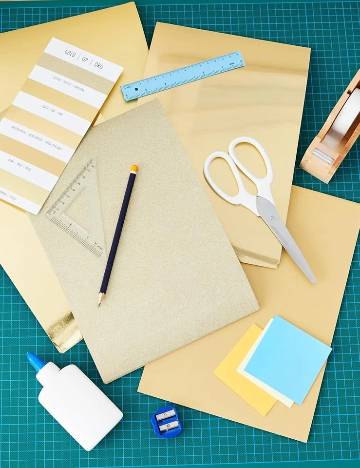 Sizzix Surfacez - Opulent Cardstock 664532, Gold, 50 Pack - photo 3