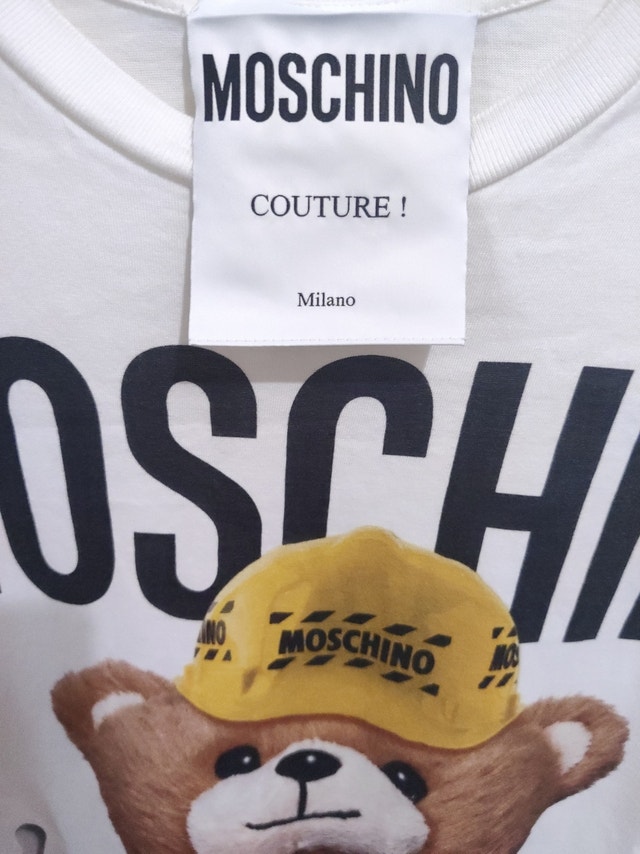 Moschino Couture! Oversized XXS T-shirt Womens - photo 3