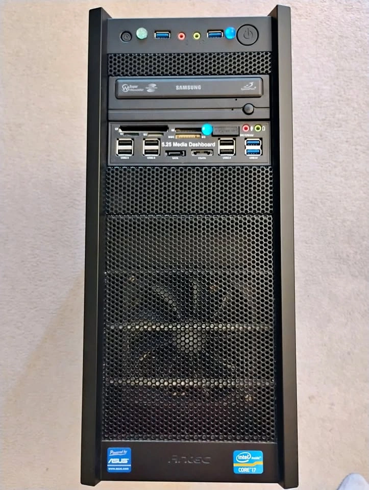Custom Desktop | 32GB RAM | 3.75TB Storage | DVD writer