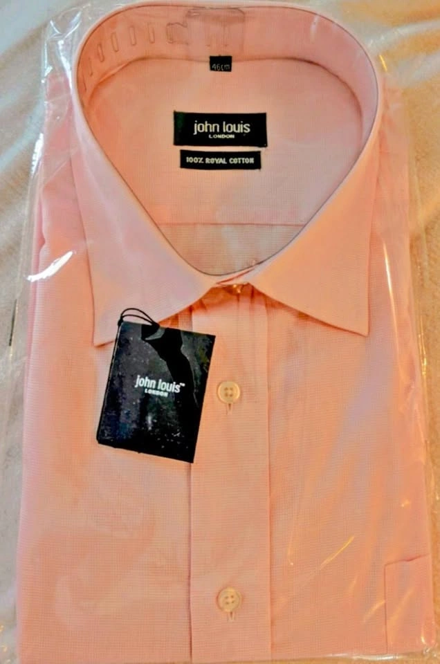 Pink long sleeve Dress Shirt - john louis London - Royal Cotton