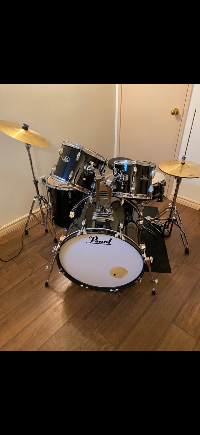 Pearl Drumkit for sale or trade - photo 3