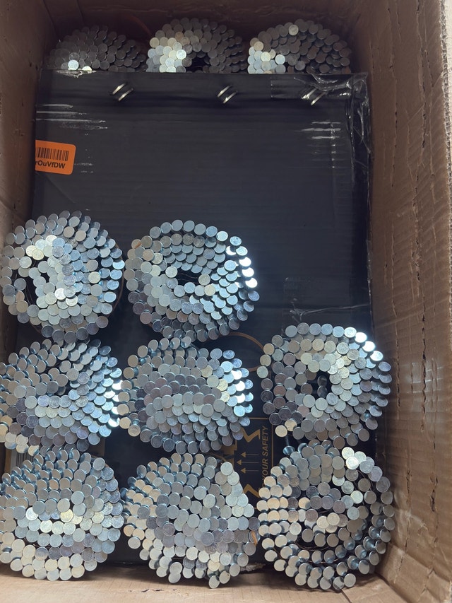 15 Degree Coil Galvanized Roofing Nails - 1 3/4