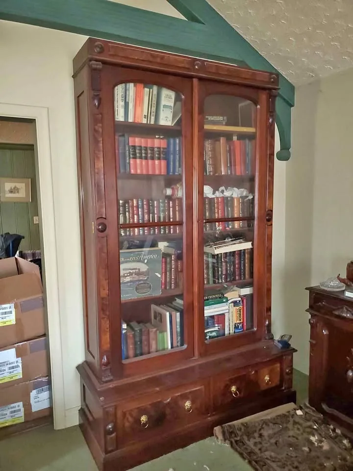 Large antique bookcase Estate sale thumbnail