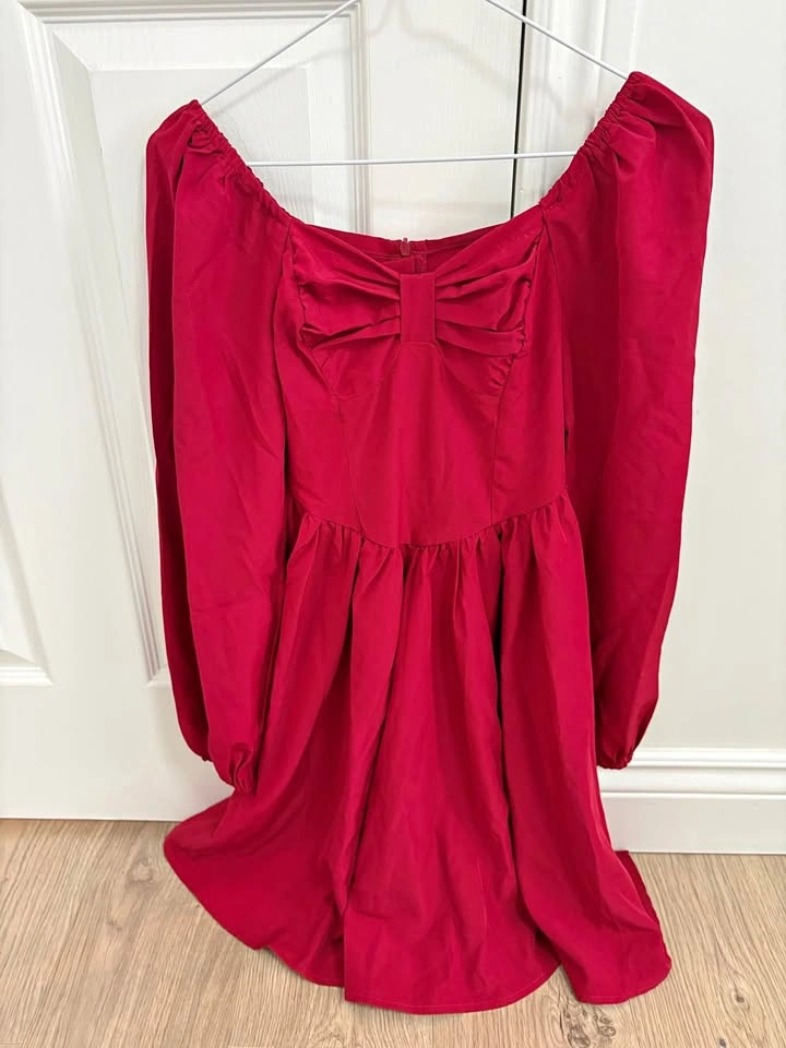 New unworn Shein tween dress Burgundy size 13 or XXS