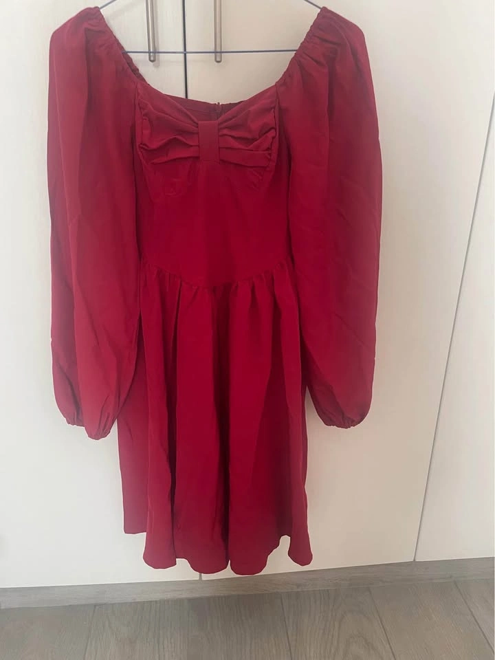 New Shein Burgundy dress size 13 years - XS-S - photo 2