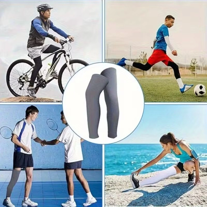 Compression Leg Sleeves for Sports and Knee Protection - photo 3
