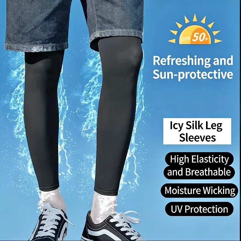 Icy Silk UPF 50+ Sun Protection Leg Sleeves