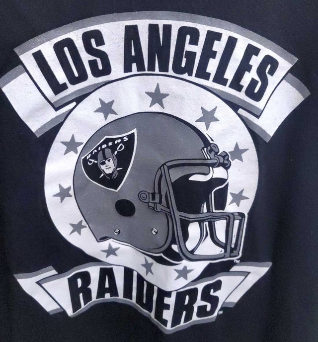 80s Los Angeles Raiders NFL Shirt M/L Menswear - photo 2