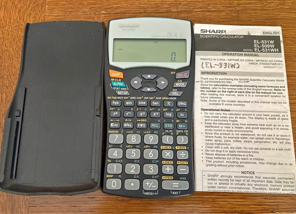 Sharp EL-531W Scientific Calculator