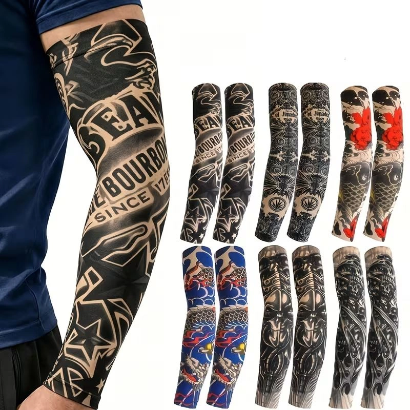 2 piece, 1 pair Temporary Tattoo Arm Sleeves