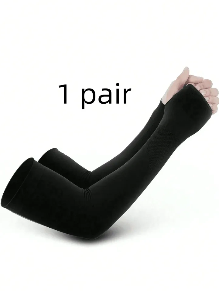 3 Pairs, 6 pieces Compression Arm Sleeves with Thumb Holes - photo 2