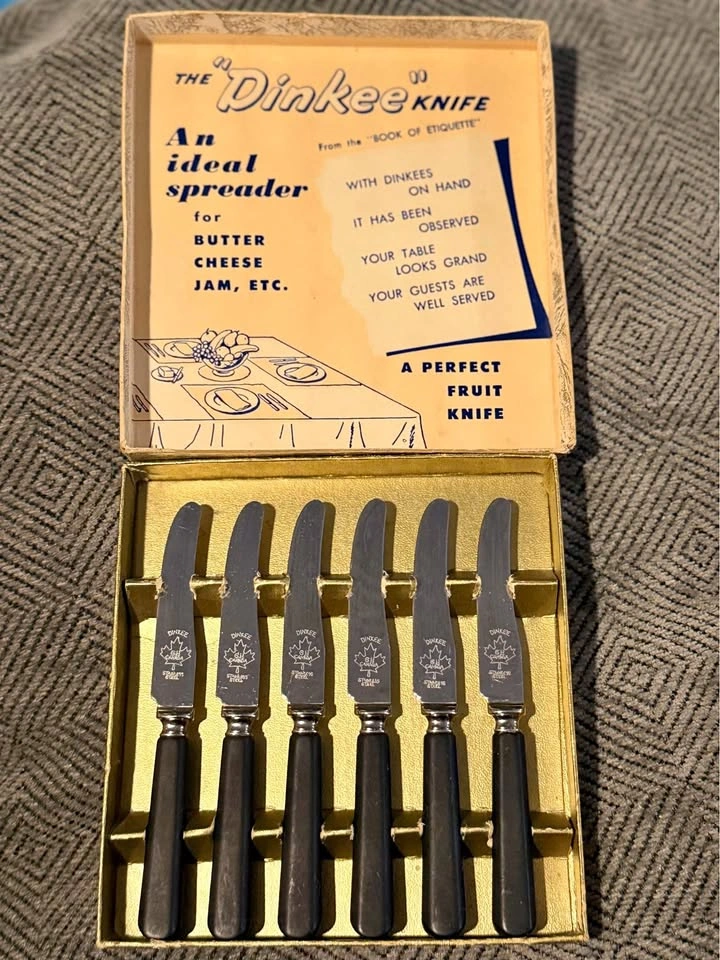 MCM Dinkee Art Deco Bakelite knife set