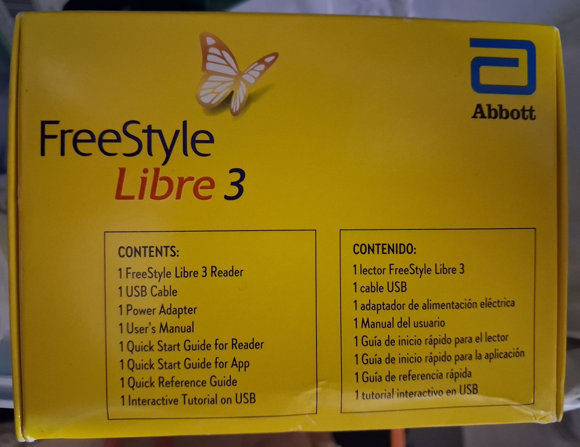 Abbott FreeStyle Libre 3 Reader Kit + 1 pack sensor