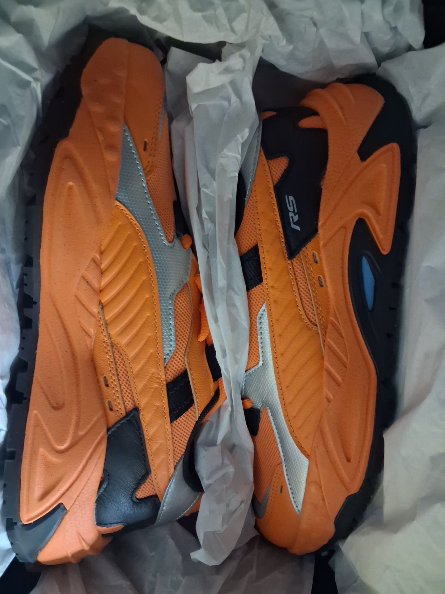 Puma RS Trck Metalick Orange size 7.5