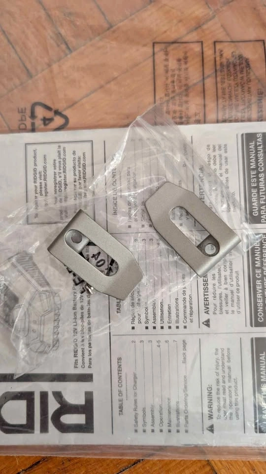 RIDGID BELT CLIPS