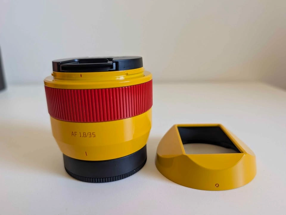 TTArtisan AF 35mm f/1.8 II Lens – Limited Edition Yellow/Red - photo 3