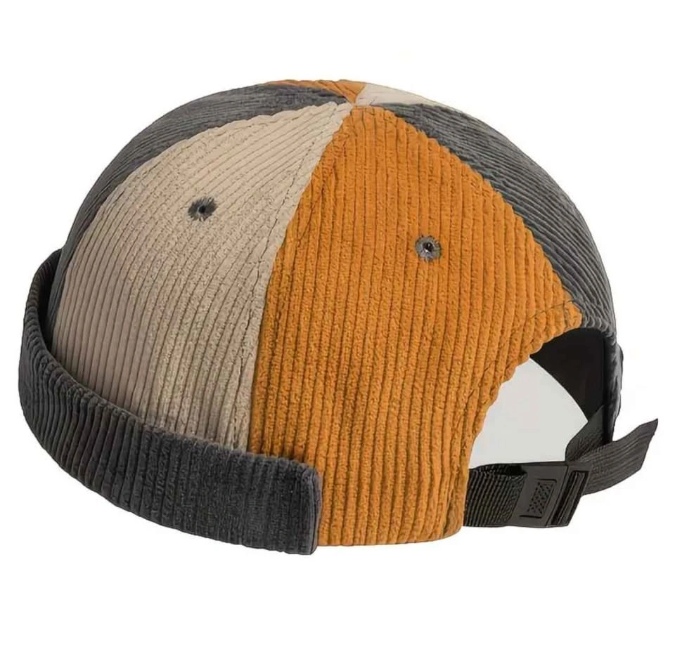 Corduroy Brimless Docker Hat - photo 2