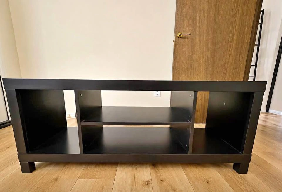 Black TV stand