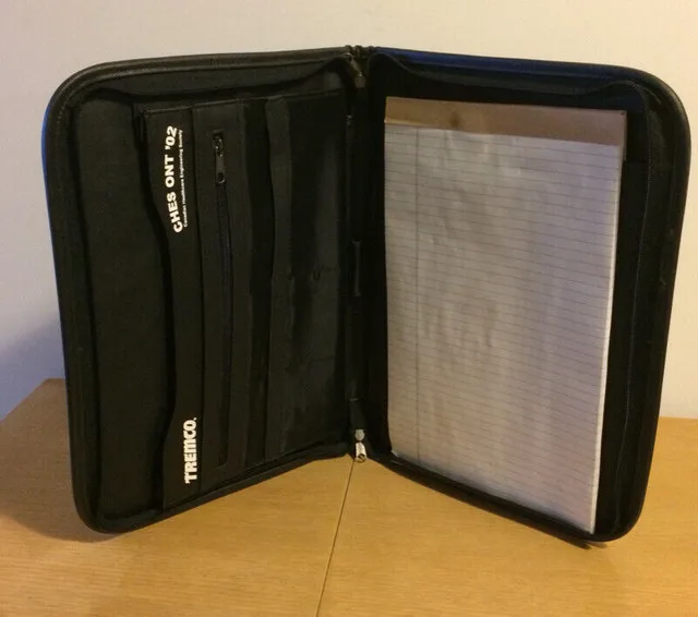 Legal-size Portfolio Zippered Case With Paper, Pockets For Sale image indicator(2)