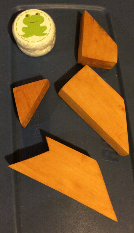 Wooden Puzzle and New Wooden Frog Yo-Yo Toys For Sale