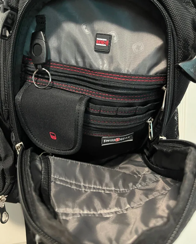 Laptop Backpack Swiss Gear RFID Protection Water Resistant image indicator(6)