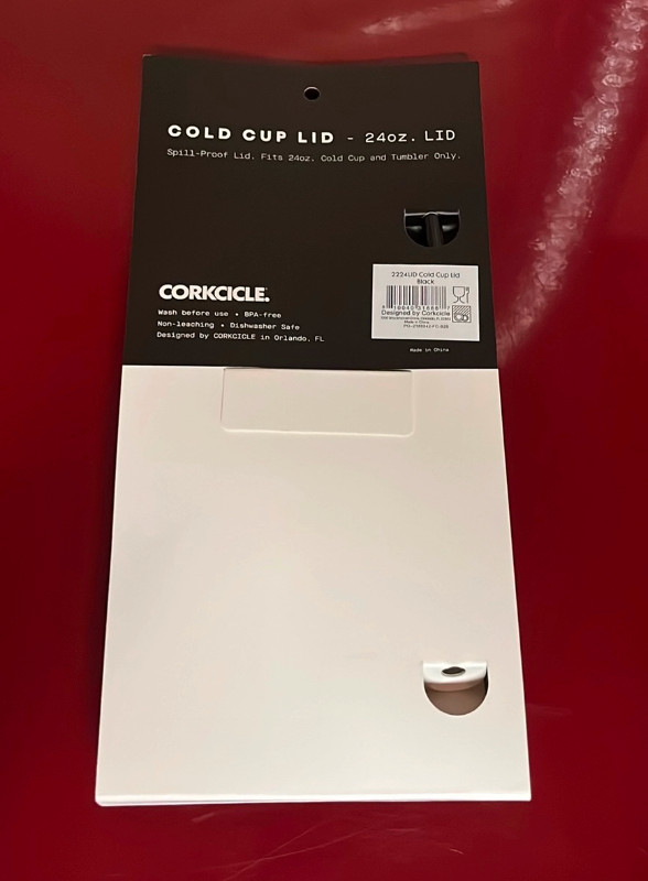 New Corkcicle Lid and Ceramic Straw For 24oz Cold Cup - photo 2