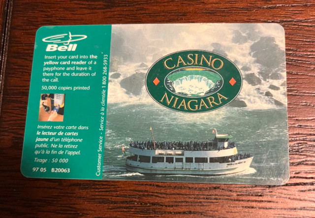 Bell QuickChange Payphone Pass Collectible Niagara Falls - photo 2