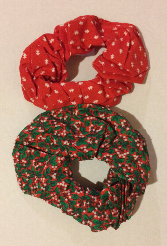 Scrunchies Hair Elastics Christmas Set For Sale - New