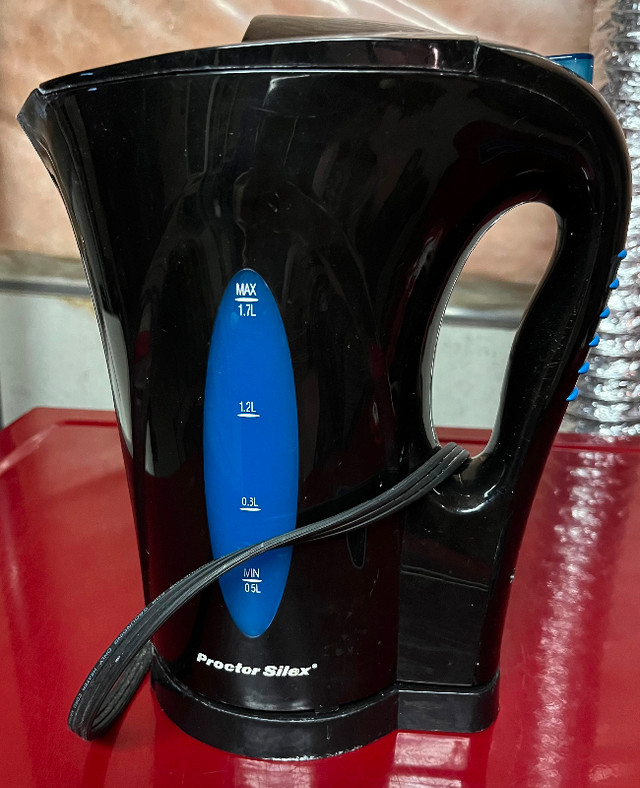 Electric Kettle Proctor Silex 1.7L Black Removable