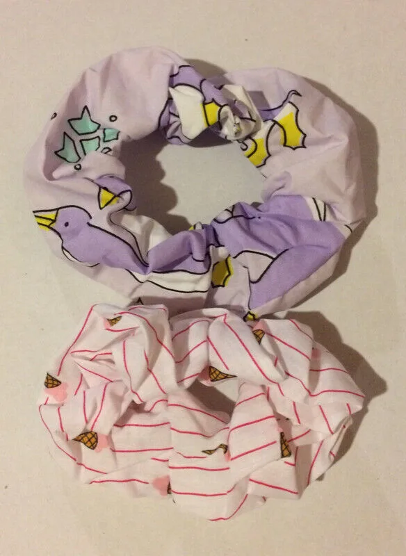 Scrunchies Hair Elastics Ice Cool Set For Sale - New thumbnail