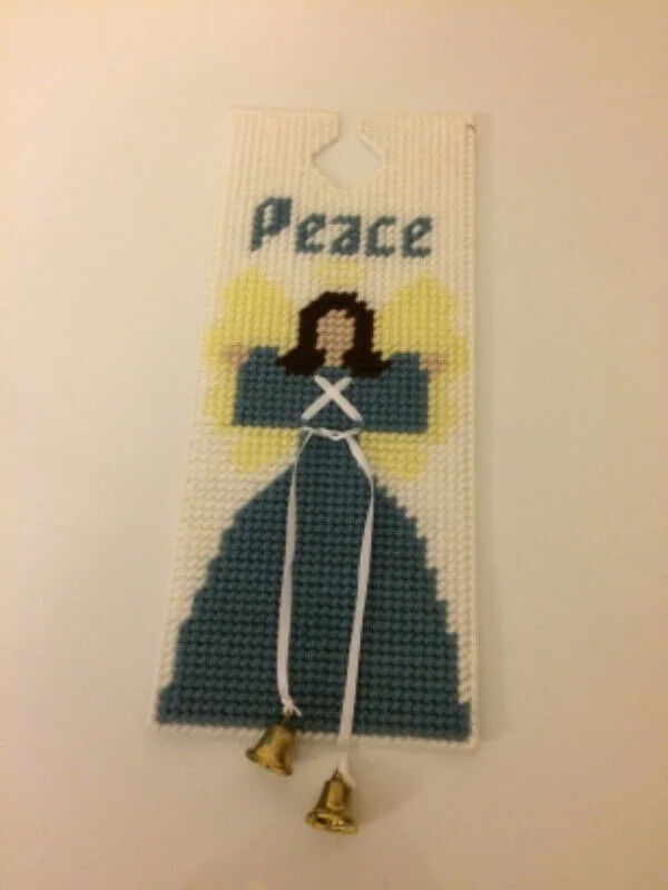 Christmas Peace Angel Door Handle Decoration - New thumbnail