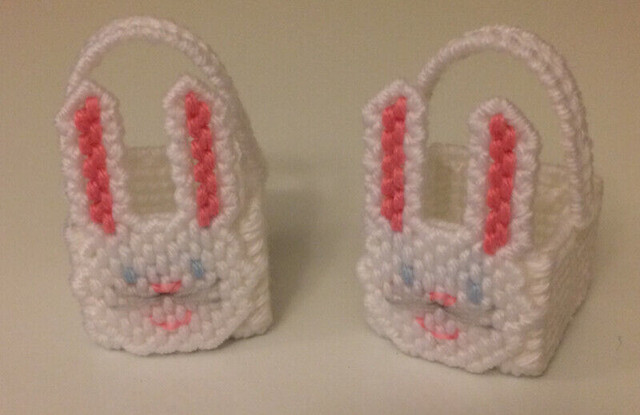 New Mini Bunny Rabbit Baskets Easter Animals 10-Piece For Sale