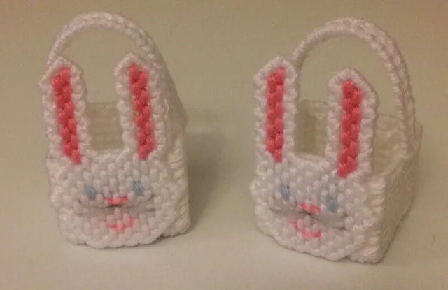 New Mini Bunny Rabbit Baskets Easter Animals 10-Piece For Sale thumbnail