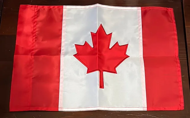 Canadian Garden Flag for Flag Stand Barely Used For Sale thumbnail