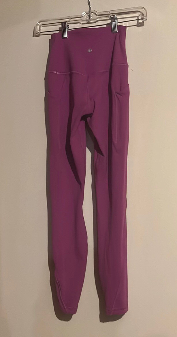 Lululemon Align Leggings Size 2 Magenta Pink 25” Worn Once - photo 2