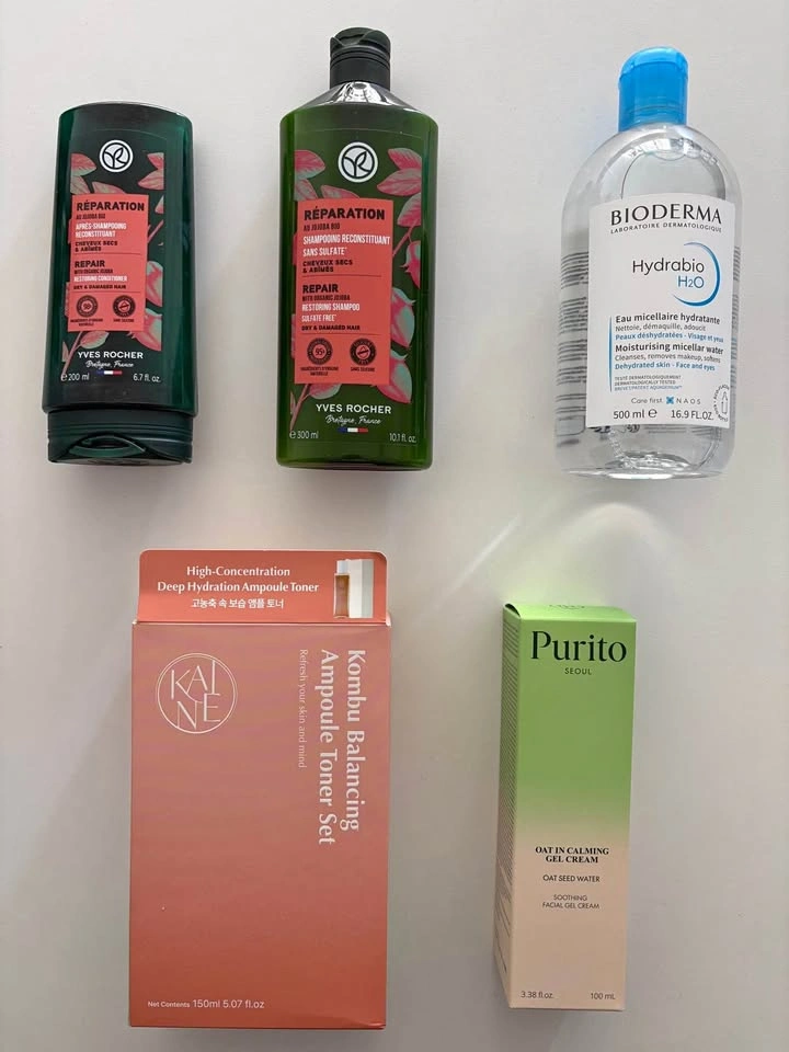 New Skincare & Haircare Bundle – Purito, Bioderma, KAINE & Yves