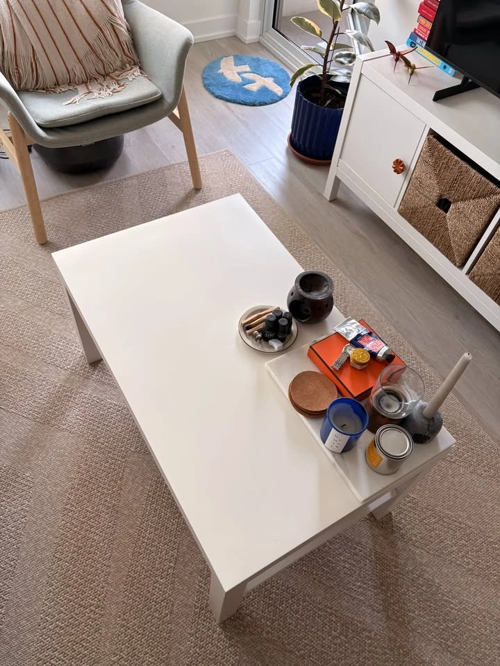 White marble tray - photo 3