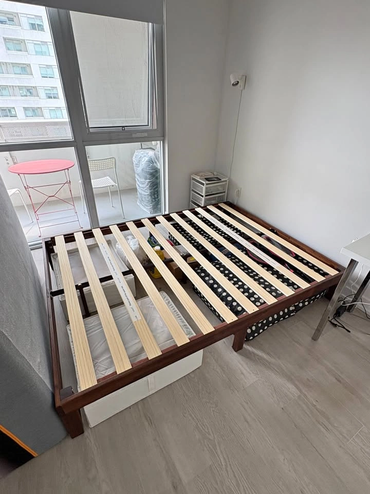 Solid Wood Bed Frame - Queen size