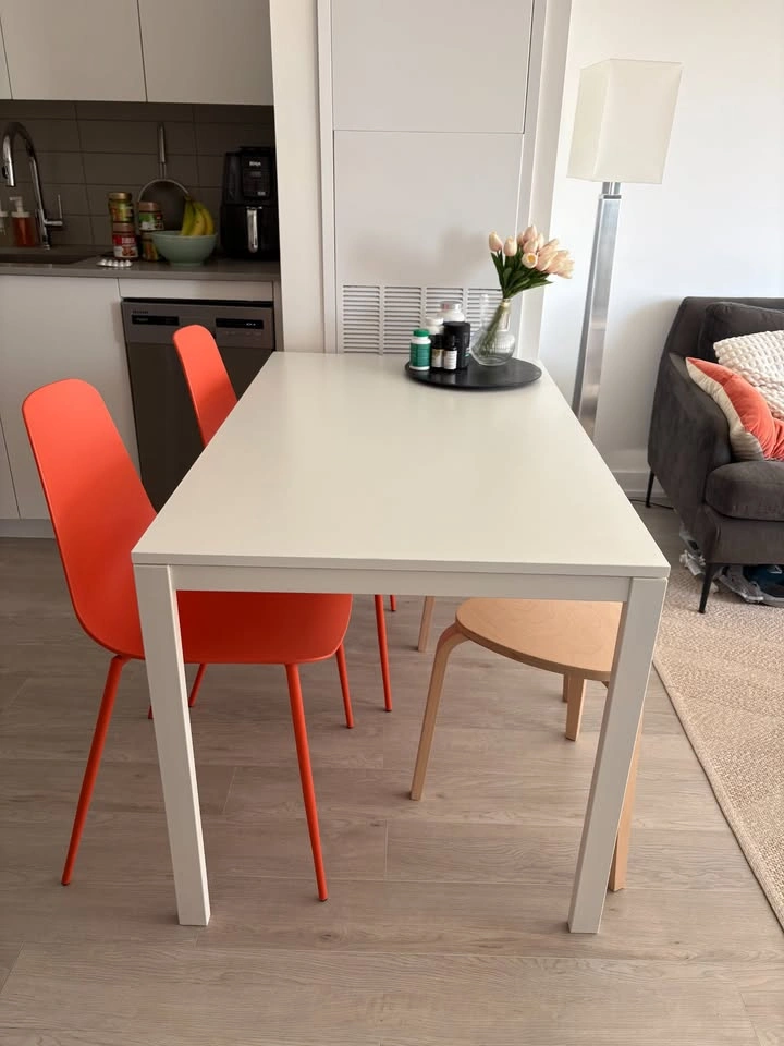 White Dining Table (Moving Sale!) - photo 5