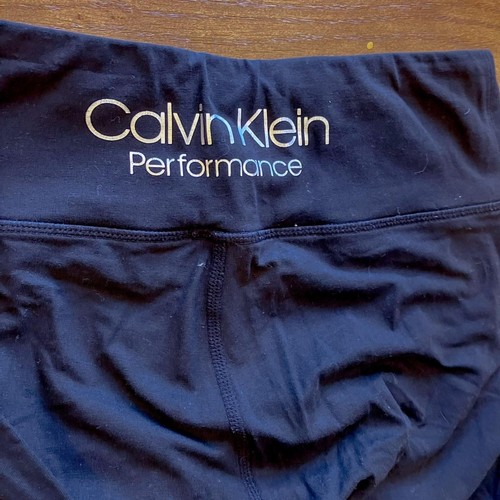Y2K Calvin Klein Performance Logo Leggings (Small) - photo 4