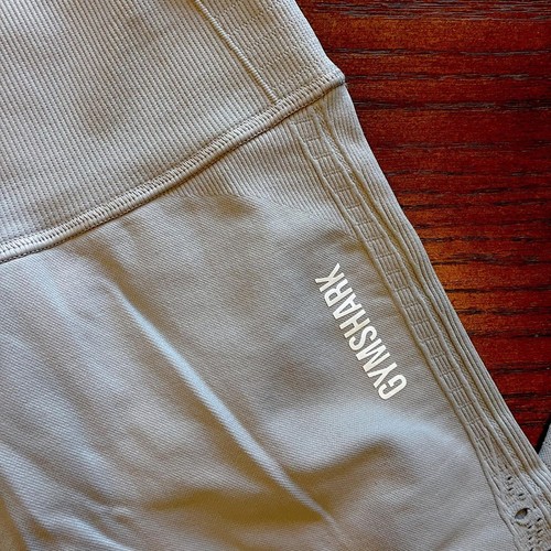 Gymshark Energy Seamless "Taupe" Laser Cut Leggings (Small) - photo 3