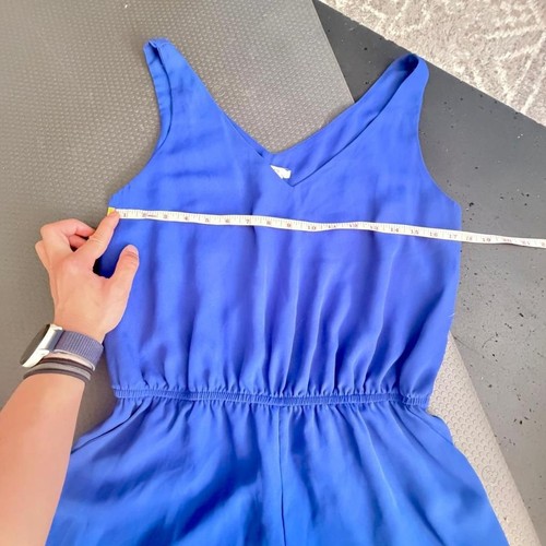 Bar III Royal Blue Silk Romper (Medium) - photo 2