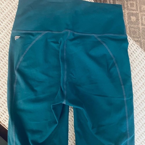 Fabletics High-Rise "Deep Teal" Biker Shorts (Small) - photo 2