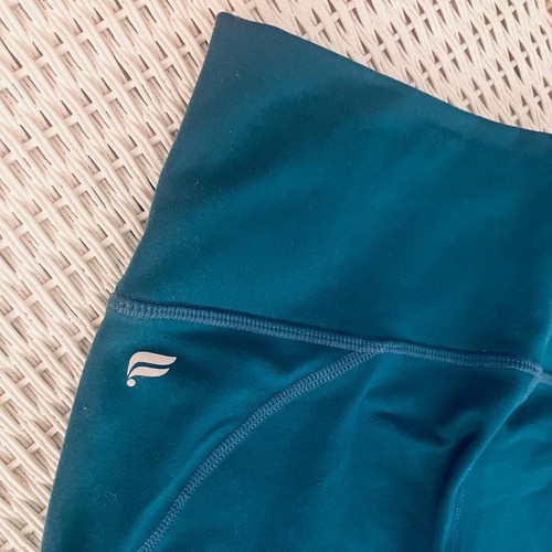 Fabletics High-Rise "Deep Teal" Biker Shorts (Small) - photo 3