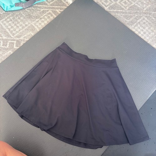 Fabletics Black High-Waisted Tennis Skort (Medium)