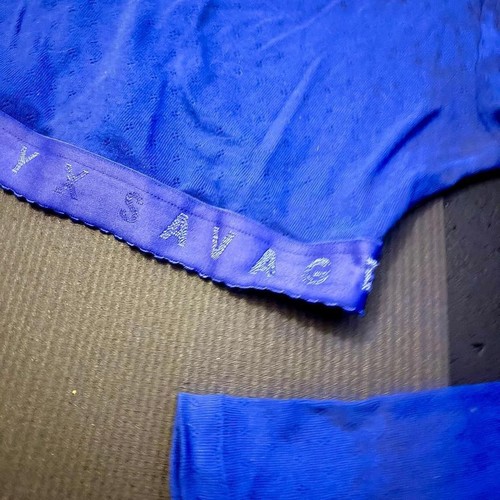Savage X Fenty Vibrant Blue Logo Crop Top (Medium) - photo 3
