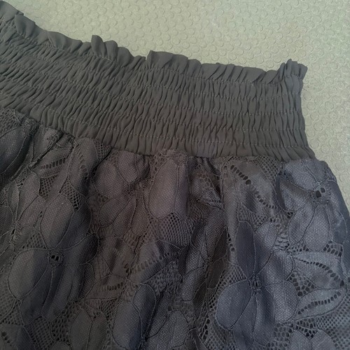 Y2K Whimsigoth Black Lace Mini Skirt - photo 2