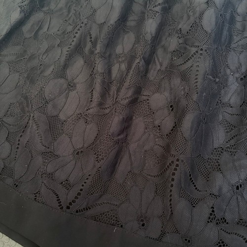 Y2K Whimsigoth Black Lace Mini Skirt - photo 3